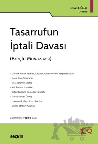Tasarrufun İptali Davası – Erhan Günay – Seçkin Yayıncılık kitap kapağı