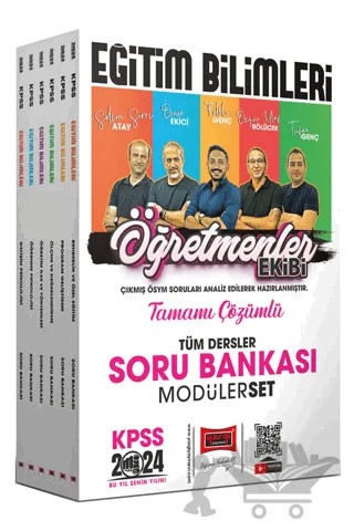 2024 KPSS Eğitim Bilimleri Öğretmenler Ekibi Tüm Dersler Tamamı Çözümlü Modüler Soru Bankası Seti – Kolektif – Yargı Yayınevi kitap kapağı