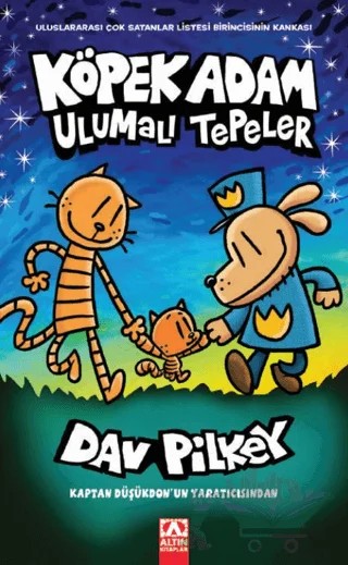 Köpek Adam 10 - Ulumalı Tepeler – Dav Pilkey – Altın Kitaplar kitap kapağı