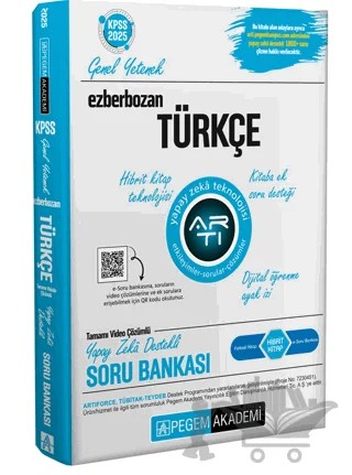 2025 Ezberbozan KPSS Genel Yetenek Genel Kültür Türkçe Soru Bankası – Kolektif – Pegem Akademi Yayıncılık kitap kapağı