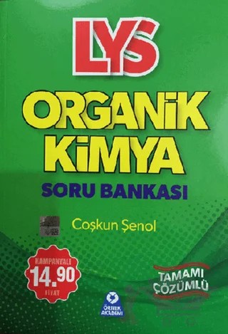 LYS Organik Kimya Tamamı Çözümlü Soru Bankası 2015 – Coşkun Şenol – Örnek Akademi kitap kapağı