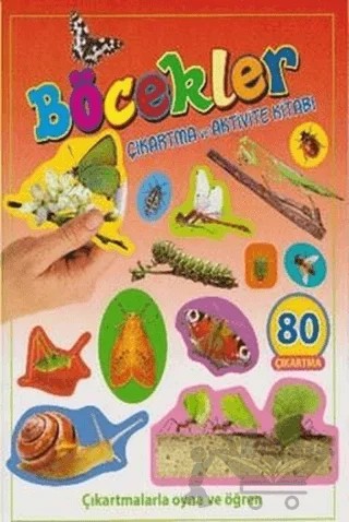 Böcekler - Çıkartma ve Aktivite Kitabı – Kolektif – Parıltı Yayınları kitap kapağı