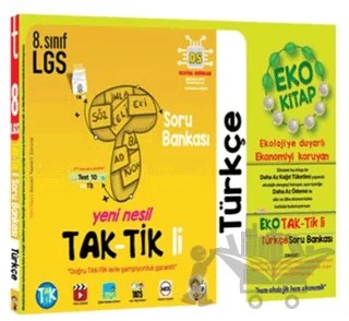 8. Sınıf Türkçe Eko Taktikli Soru Bankası – Kolektif – Tonguç Akademi kitap kapağı