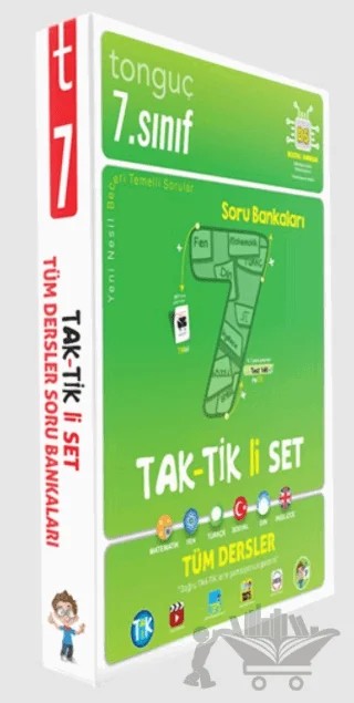 7. Sınıf Taktikli Tüm Dersler Soru Bankası Seti – Kolektif – Tonguç Akademi kitap kapağı