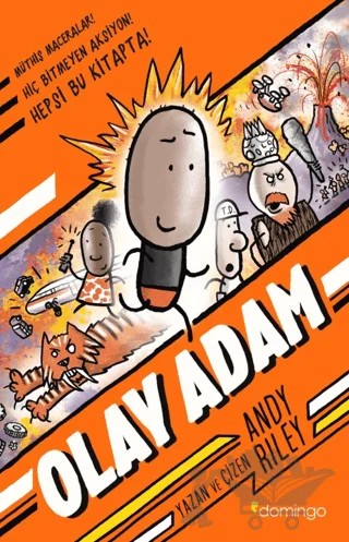 Olay Adam – Andy Riley – Domingo Yayınevi kitap kapağı