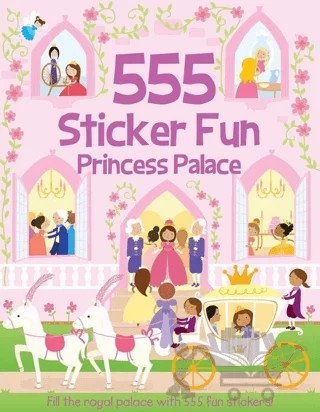 555 Sticker Fun - Princess Palace – Kolektif – IMAGINE THAT kitap kapağı