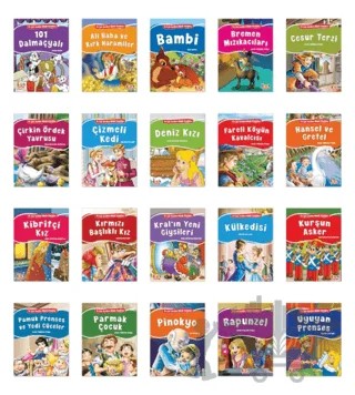 En Çok Sevilen Minik Klasikler (20 Kitap) – Kollektif – Bıcırık Yayınları kitap kapağı