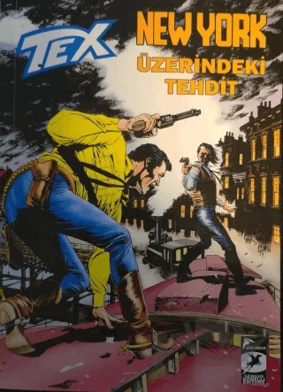 Tex 48: New York Üzerindeki Tehdit – Kolektif – Çizgi Düşler Yayınevi kitap kapağı
