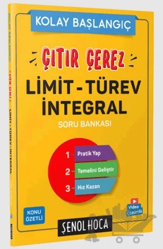 Çıtır Çerez Limit Türev İntegral – Kolektif – Şenol Hoca Yayınları kitap kapağı