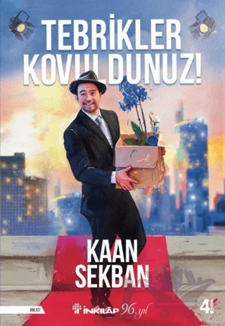 Tebrikler Kovuldunuz! - Yeni Kapak – Kaan Sekban – İnkılap Kitabevi kitap kapağı