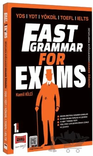 YDS YDT YÖKDİL TOEFL IELTS Fast Grammar For Exams – Kamil Kilci – Yargı Yayınevi kitap kapağı