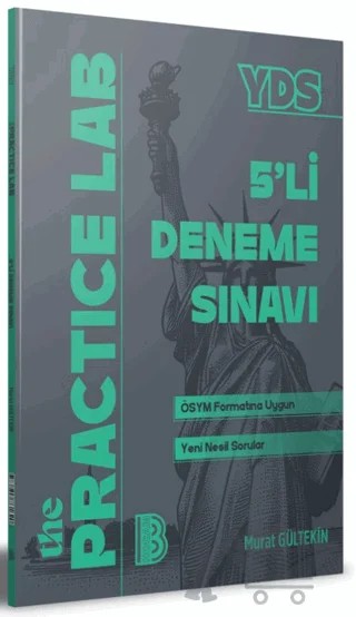 YDS The Practice Lab 5'li Deneme Sınavı – Murat Gültekin – Benim Hocam Yayınları kitap kapağı