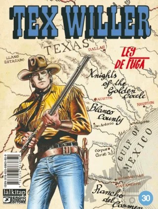 Tex Willer sayı 30 – Mauro Boselli – Lal Kitap kitap kapağı