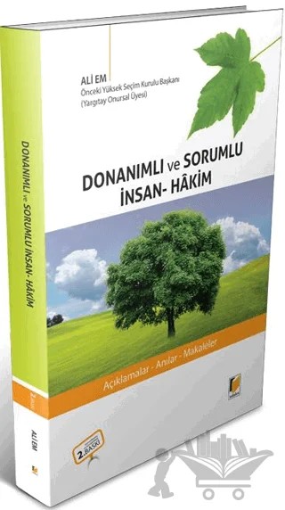 Donanımlı ve Sorumlu İnsan-Hakim – Ali Em – Adalet Yayınevi kitap kapağı