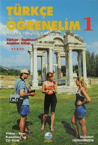 Türkçe Öğrenelim 1 - Turkish - English Glossary Türkçe - İngilizce Anahtar Kitap – Mehmet Hengirmen – Engin Yayınevi kitap kapağı