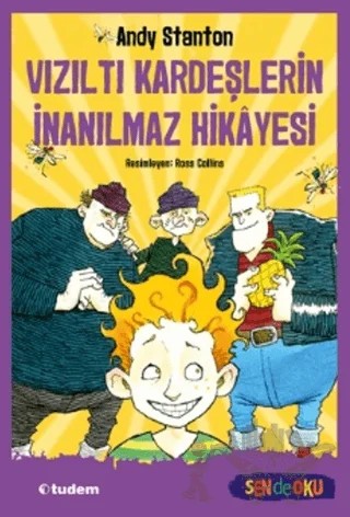 Vızıltı Kardeşlerin İnanılmaz Hikayesi – Andy Stanton – Tudem Yayınları kitap kapağı