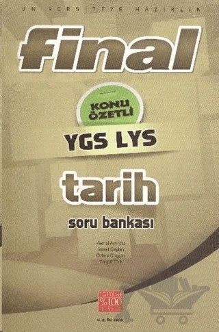 Final YGS / LYS Tarih (Konu Özetli) Soru Bankası – Kolektif – Final Yayınları kitap kapağı