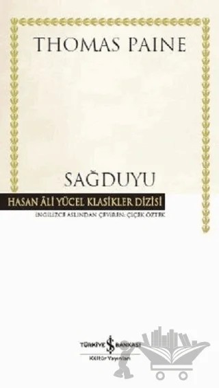 Sağduyu – Thomas Paine – İş Bankası Kültür Yayınları kitap kapağı