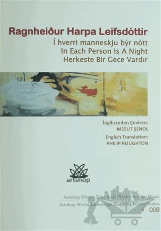 Herkeste Bir Gece Vardır – Ragnheidur Harpa Leifsdottir – Artshop Yayıncılık kitap kapağı