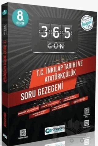 8. Sınıf T.C İnkılap Tarihi ve Atatürkçülük 365 Gün Soru Gezegeni – Kolektif – Gezegen Yayıncılık kitap kapağı