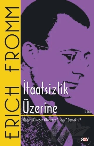 İtaatsizlik Üzerine – Erich Fromm – Say Yayınları kitap kapağı