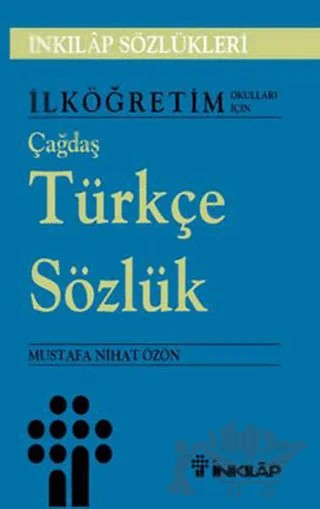Çağdaş Türkçe Sözlük – Mustafa Nihat Özön – İnkılap Kitabevi kitap kapağı