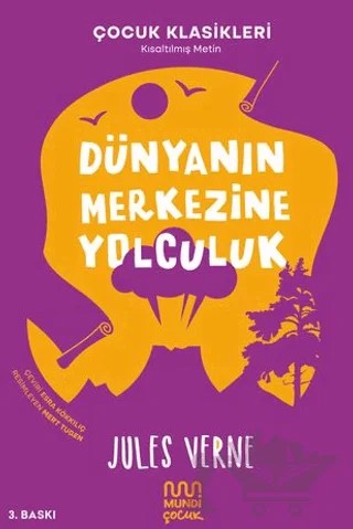 Dünyanın Merkezine Yolculuk – Jules Verne – Mundi kitap kapağı