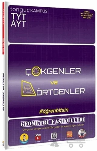 TYT-AYT Geometri Fasikülleri Çokgenler ve Dörtgenler – Kolektif – Tonguç Akademi kitap kapağı