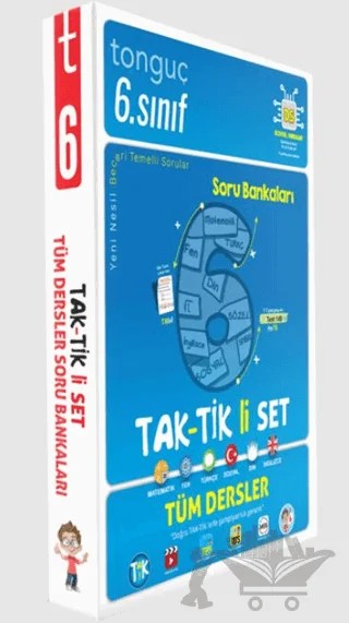 6. Sınıf Taktikli Tüm Dersler Soru Bankası Seti – Kolektif – Tonguç Akademi kitap kapağı