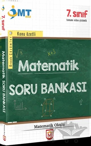 7. Sınıf Tamamı Video Çözümlü Matematik Soru Bankası - Örnek Çözümler Konu Özetli – Kolektif – Tonguç Akademi kitap kapağı