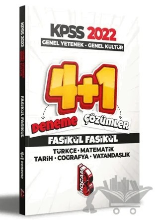 KPSS Eğitim Bilimleri 4+1 Fasikül Deneme – Kolektif – Benim Hocam Yayınları kitap kapağı