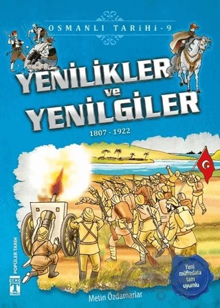 Yenilikler ve Yenilgiler - Osmanlı Tarihi 9 – Metin Özdamarlar – İlk Genç Timaş kitap kapağı