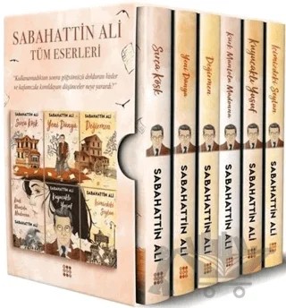 Sabahattin Ali Tüm Eserleri - (6 Kitap Kutulu Set) – Sabahattin Ali – Dokuz Yayınları kitap kapağı