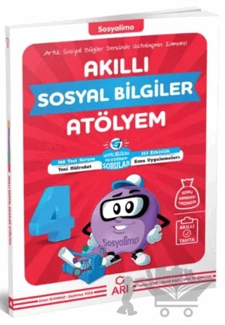 4. Sınıf Sosyalimo Akıllı Sosyal Bilgiler Atölyem – Erkan İsanmaz Şeyhmus – Arı Yayıncılık kitap kapağı
