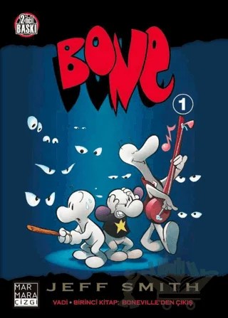 Bone 1 – Jeff Smith – Marmara Çizgi kitap kapağı