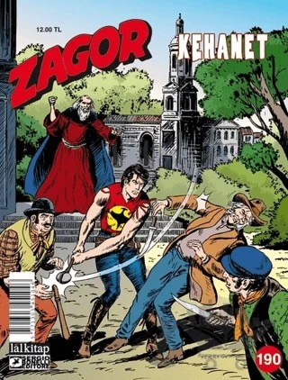 Zagor Sayı 190: Kehanet – Lal Kitap kitap kapağı