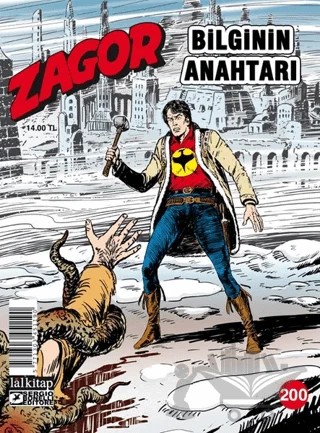 Zagor Sayı 200 - Bilginin Anahtarı – Lal Kitap kitap kapağı