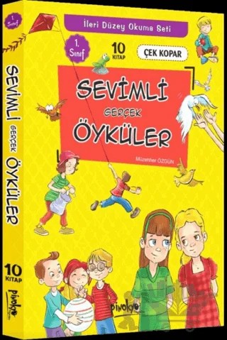 1. Sınıf Sevimli Gerçek Öyküler (10 Kitap Takım) – Müzehher Özgün – Pinokyo Yayınları kitap kapağı
