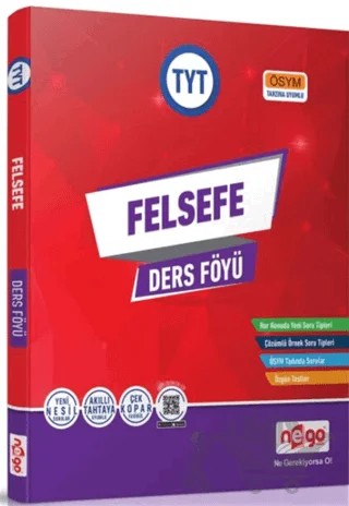 TYT Felsefe Ders Föyü – Kolektif – Nego Yayınları kitap kapağı