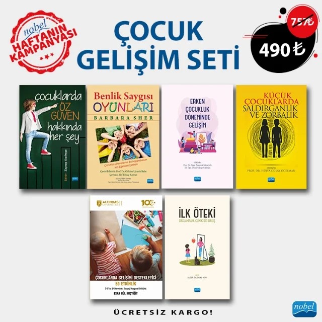 ÇOCUK GELİŞİM SETİ – Abdulhamit Kurupınar, Ayşegül Akıncı Coşgun, Ayşenur Aydın, Büşra Ergin, Didem Türkoğlu, Egenur Uludağ, Emine Ela Şimşek, Esra Ergin, Gizem Eker, Hurşide Kübra Özkan Kunduracı, Mehmet Başaran, Melek Merve Yılmaz, Nur Banu Yiğit, Özge Metin Aslan, Özge Pınarcık Sakaryalı, Özlem Altındağ – Haftanın Kampanyası kitap kapağı
