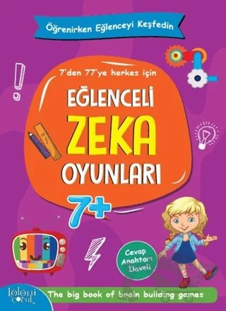Eğlenceli Zeka Oyunları - Mor Kitap – Kolektif – Koloni Çocuk kitap kapağı