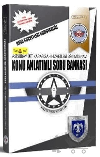 Hava Kuvvetleri Komutanlığı Astsubay Üst Karargah Hizmetleri Eğitimi Sınavı Konu Anlatımlı Soru Bankası – Kolektif – Dizgi Kitap kitap kapağı