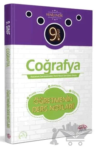 9. Sınıf Coğrafya Öğretmenin Ders Notları – Kolektif – Editör Yayınevi kitap kapağı