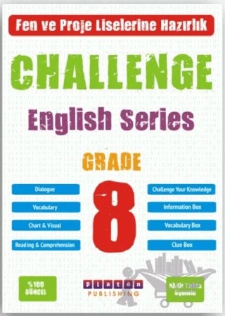 8. Sınıf İngilizce - Challenge English Series Grade – Kolektif – Platon Yayıncılık kitap kapağı