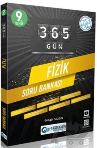 9. Sınıf 365 Gün Fizik Soru Bankası – Güngör Sezgin – Gezegen Yayıncılık kitap kapağı