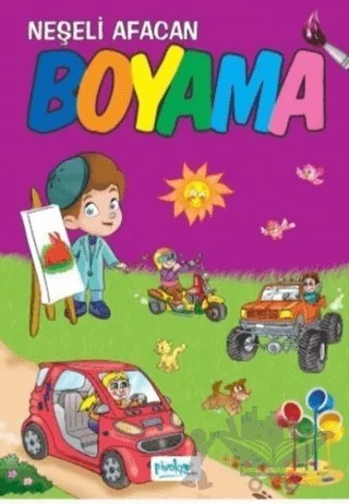Neşeli Afacan Boyama – Kolektif – Pinokyo Yayınları kitap kapağı