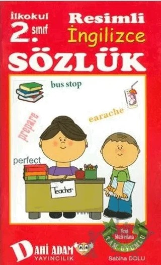 2. Sınıf İngilizce Sözlük – Sabiha Dolu – Dahi Adam Yayıncılık kitap kapağı
