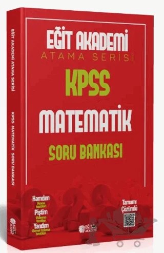 KPSS Matematik Atama Serisi Soru Bankası – Mehmet Eğit – Eğit Akademi kitap kapağı