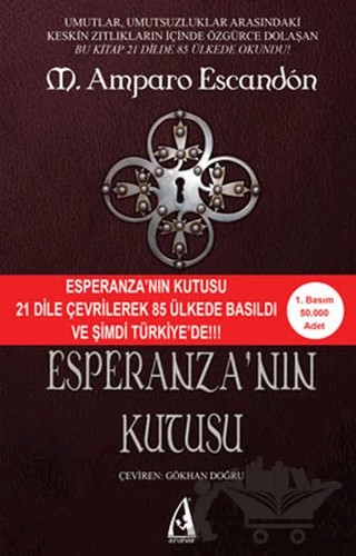 Esperanza’nın Kutusu – Maria Amparo Escandon – Arunas Yayıncılık kitap kapağı