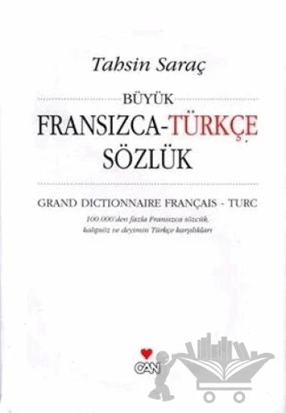 Büyük Fransızca-Türkçe Sözlük – Tahsin Saraç – Can Yayınları kitap kapağı